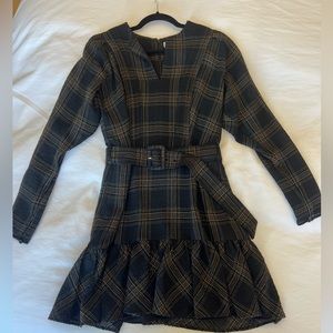 Reiss plaid dress